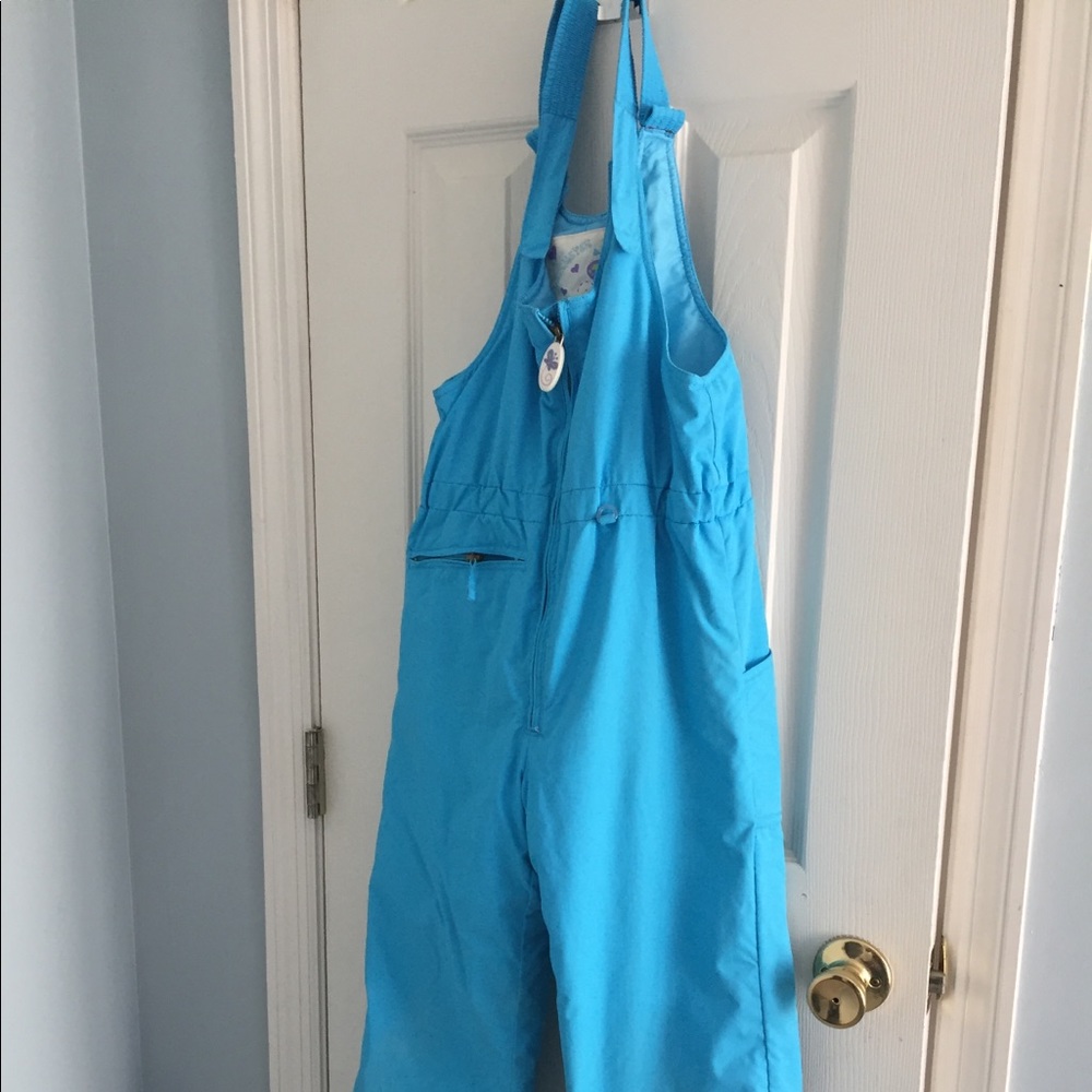 Obermeyer girls snowsuit bib 8